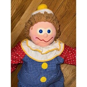 36" Gymboree Dance With Me Gymbo The Clown Large Stuffed Plush Feet Straps 1987